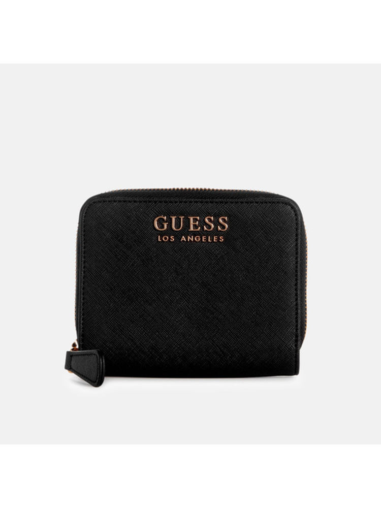 Guess Black Textured Lindfield Small Wallet-image-42