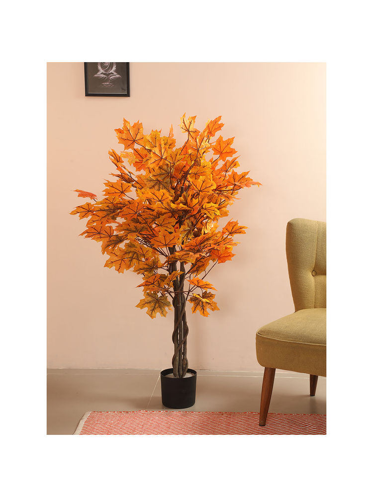 Home Bloom Decoration Artificial Maple Tree for Indoor & Outdoor with Pot-picture-12