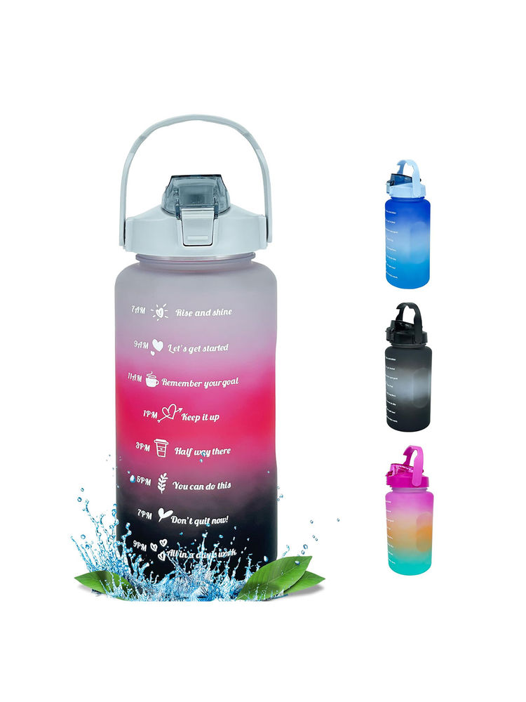 House of Quirk Multi-Color Bpa Free Water Bottle, 2L-image-41