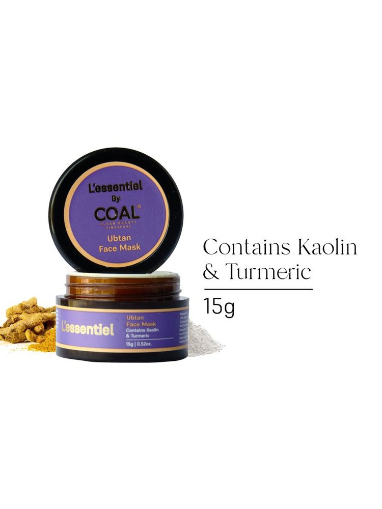 COAL Clean Beauty Ubtan Face Mask With Kaolin And Turmeric Brightens, Evens Skin Tone-image-43