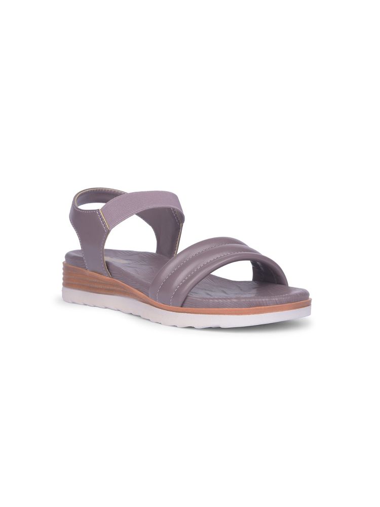 Bata Women Slip On Purple Sandals-picture-39