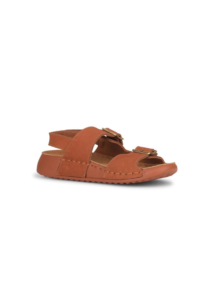Hush Puppies Women Velcro Rust Sandals-picture-28