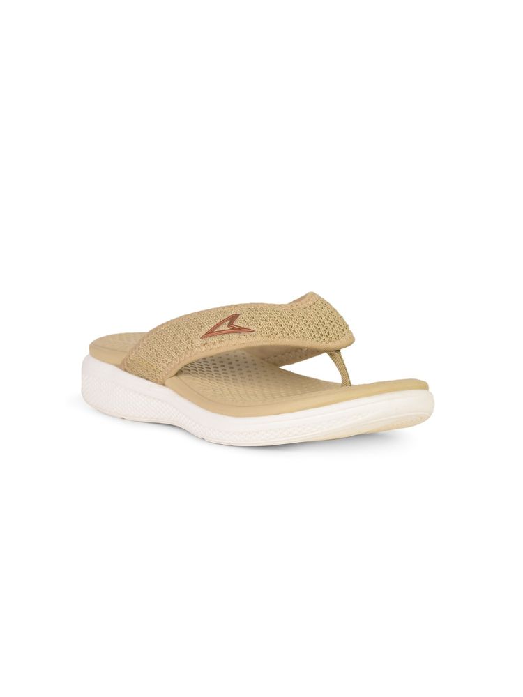 Power Women Slip On Khaki Flipflops-picture-20