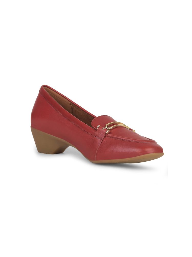 Hush Puppies Women Slip On Maroon Loafers-image-23