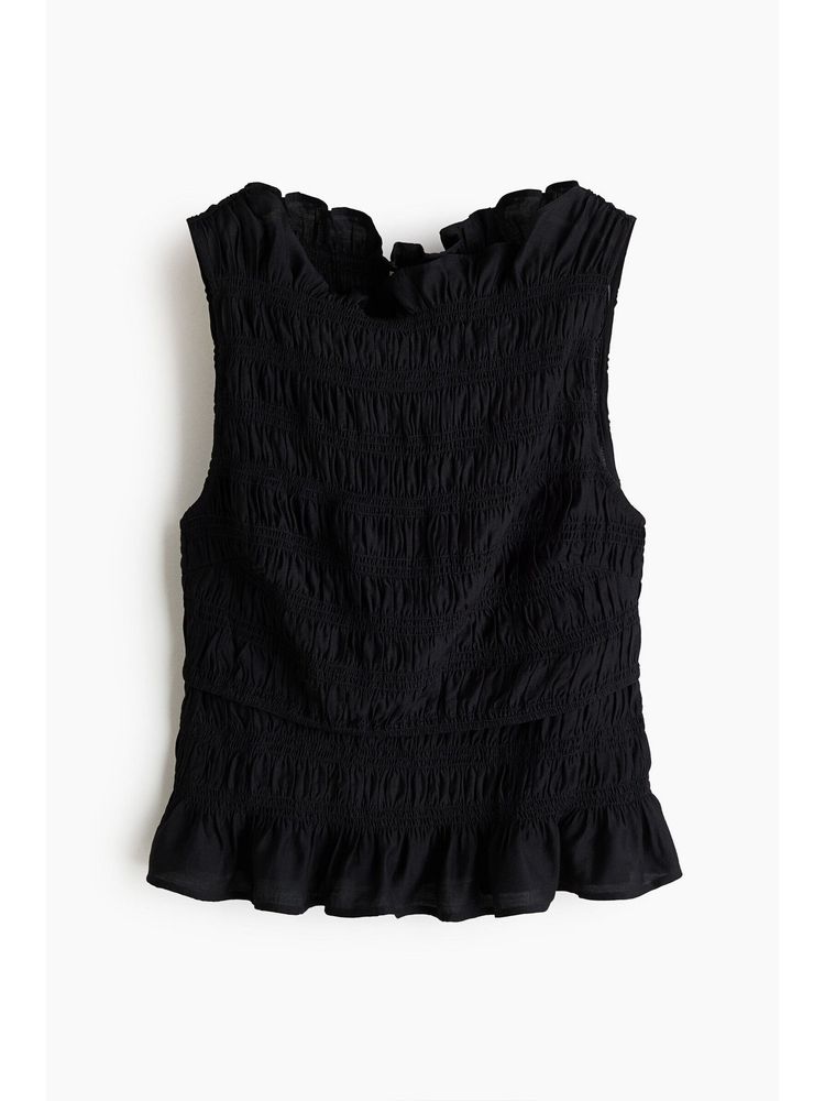 H&M Women Black Mama Smocked Nursing Top-picture-14