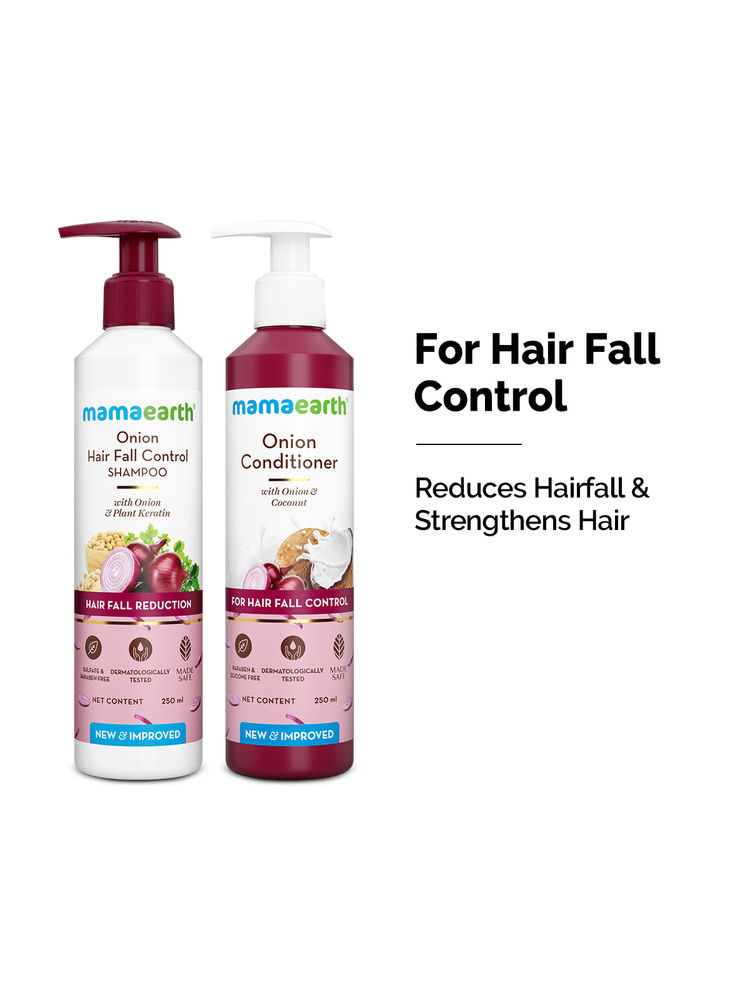 Mamaearth Onion Anti Hair Fall Express Kit with Shampoo + Conditioner for Hair Fall Control-image-20