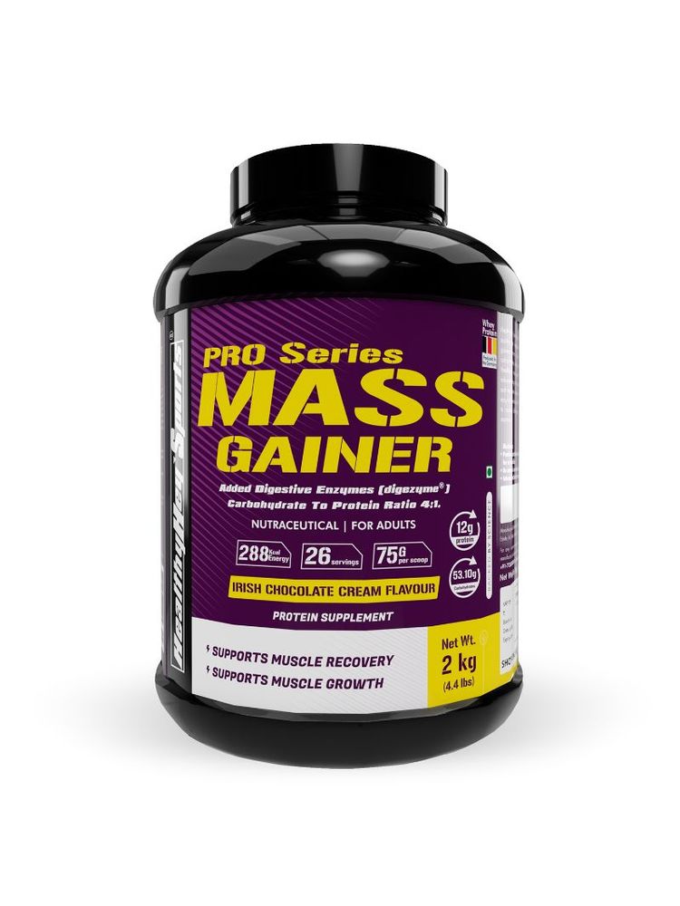 HealthyHey Sports Mass Weight Gainer Protein Powder - Irish Chocolate Cream-image-39