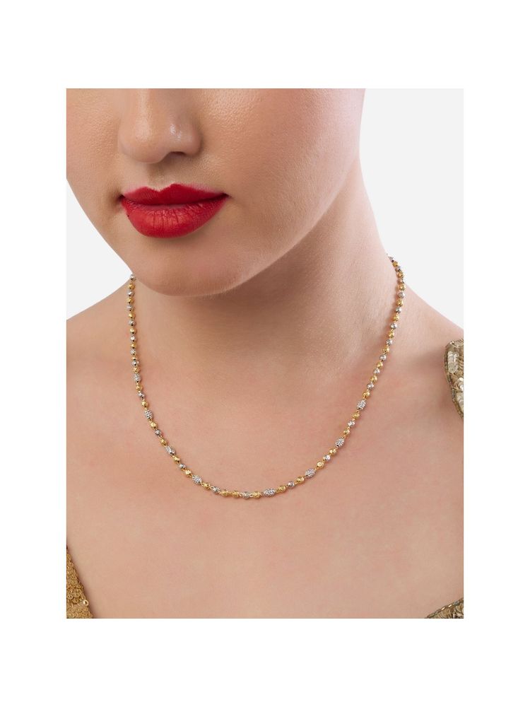 Zaveri Pearls Two Tone Sleek Bling Chain-picture-14