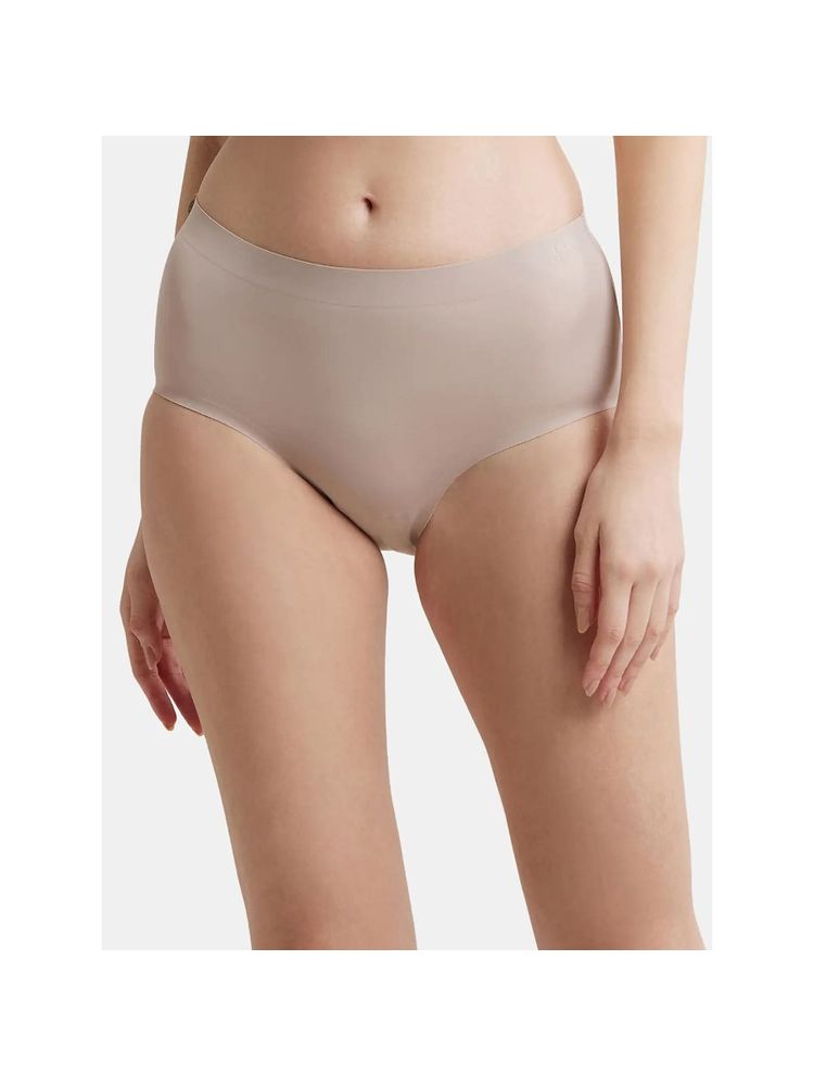 Jockey 1827 Women High Coverage Soft Touch Microfiber Elastane Full Brief - Mocha-picture-22