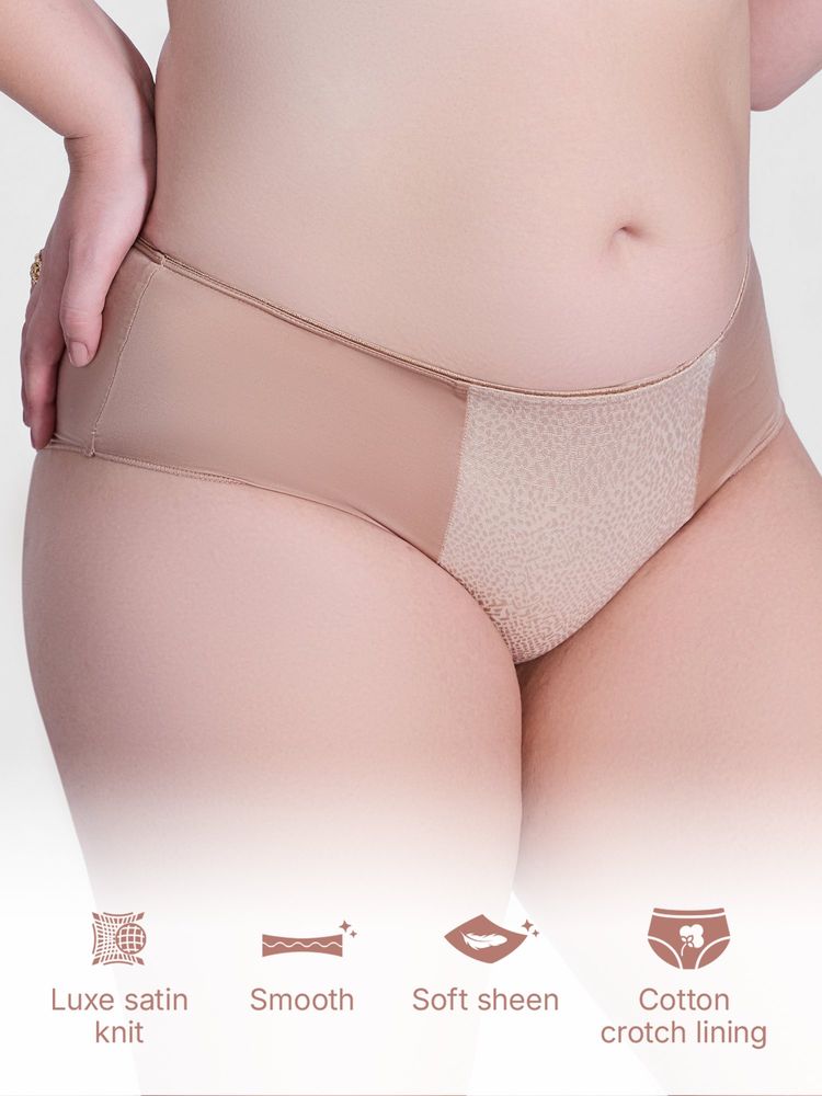 Enamor Pink Luxe Satin Hipster Panty-picture-17