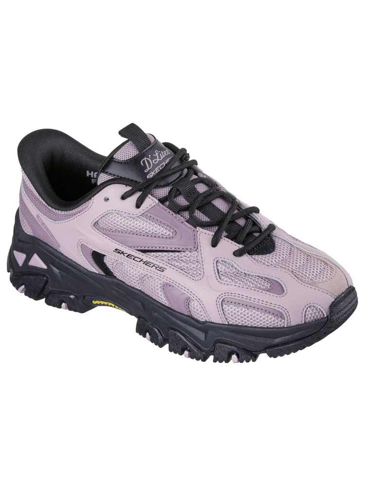 SKECHERS Black Faux Leather Sports Women Running Shoes-image-30