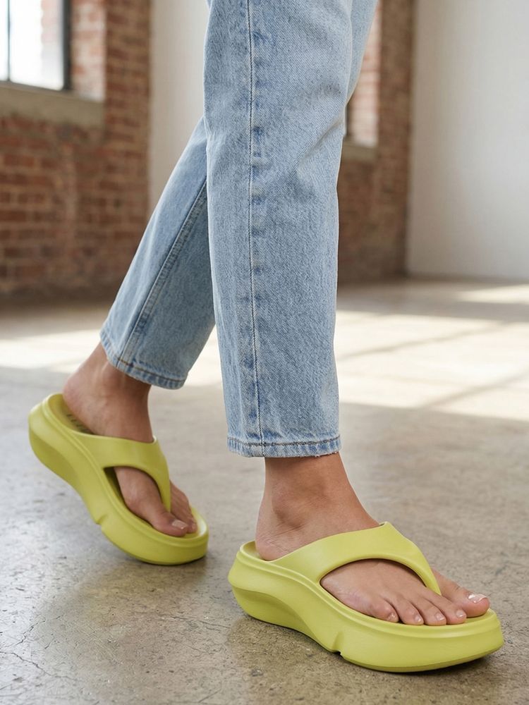 ELLE Green Eva Casual Women Flipflops-picture-23
