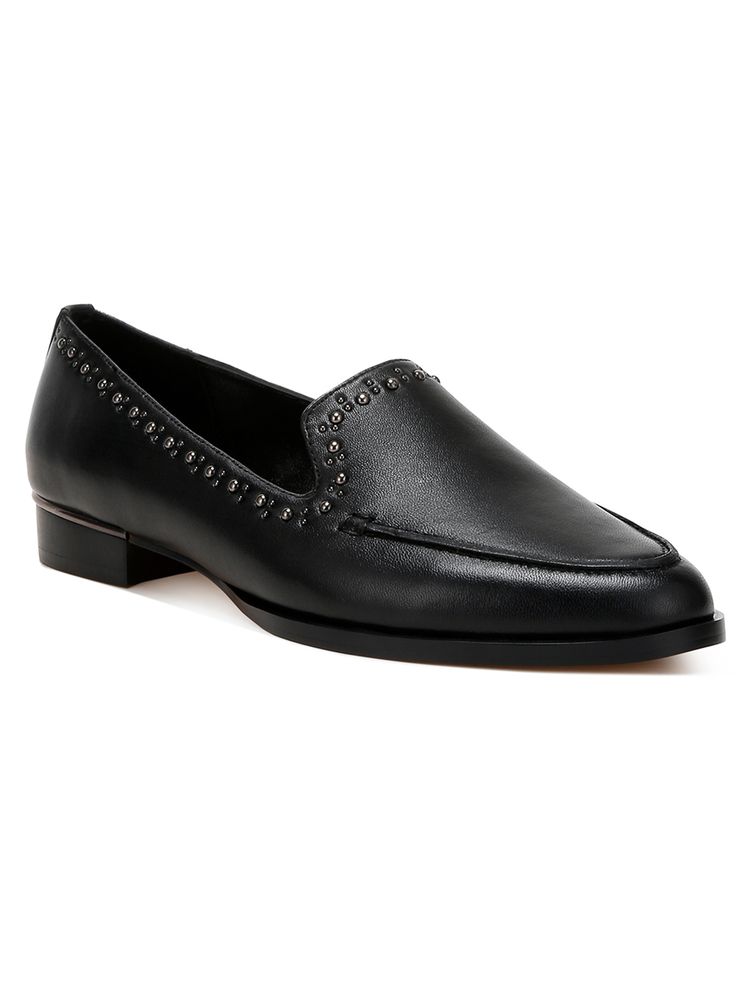 Rag & Co Black Leather Casual Women Loafers-image-33