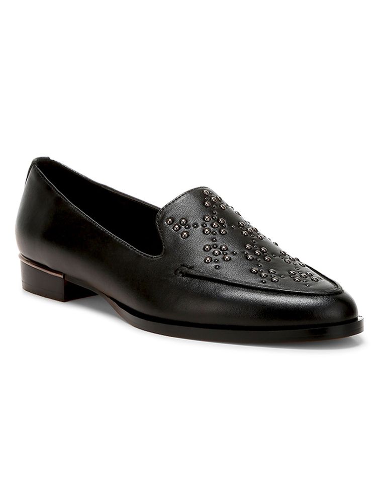 Rag & Co Black Leather Casual Women Loafers-image-35