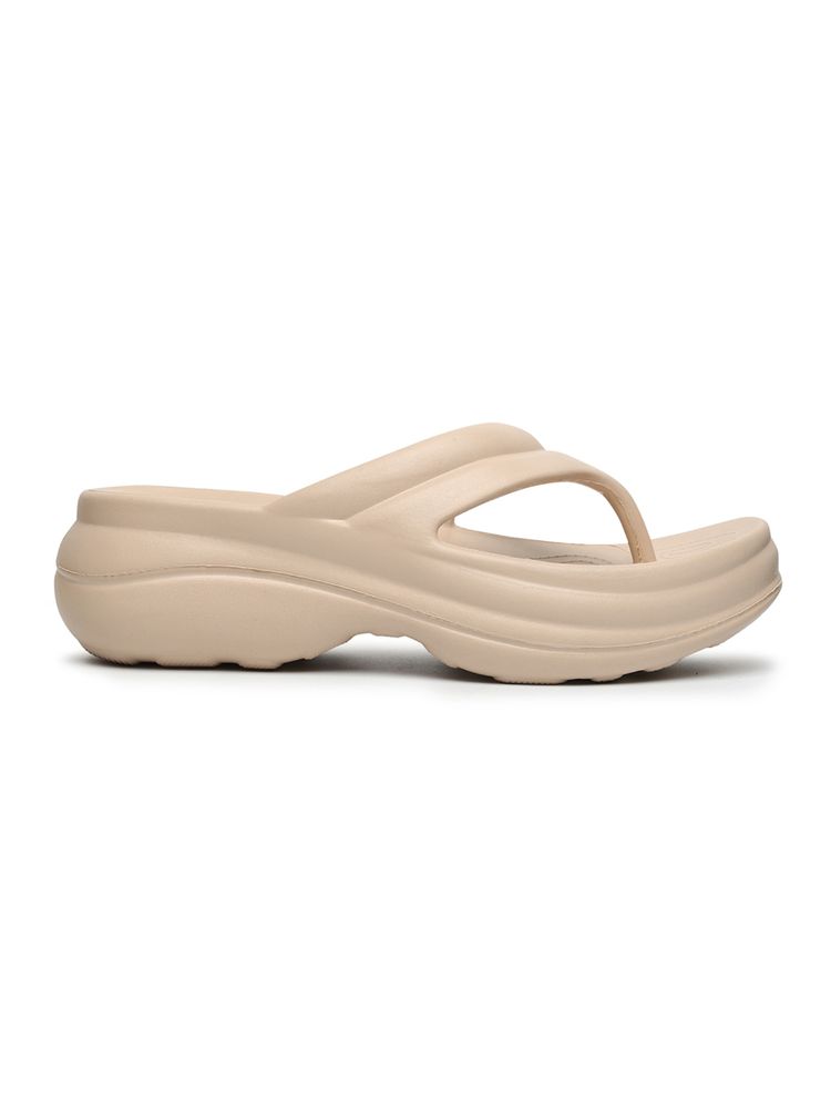 Yoho Beige EVA Casual Women Sandals-picture-2