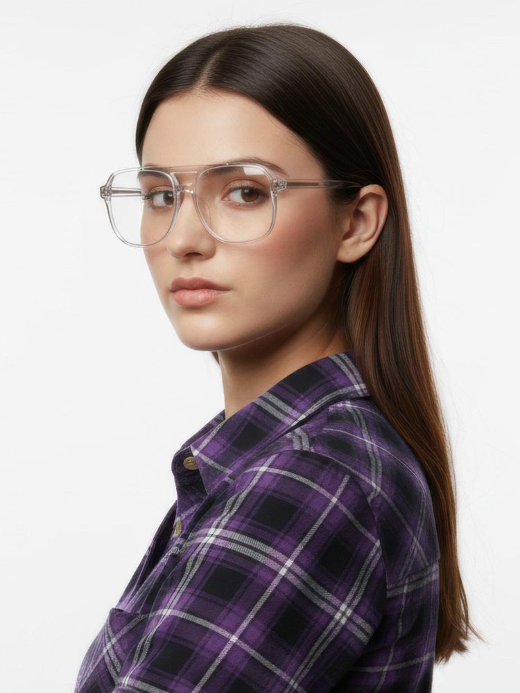 HASHTAG EYEWEAR UV Protected Transparent Computer Glasses for Women (53)-picture-10