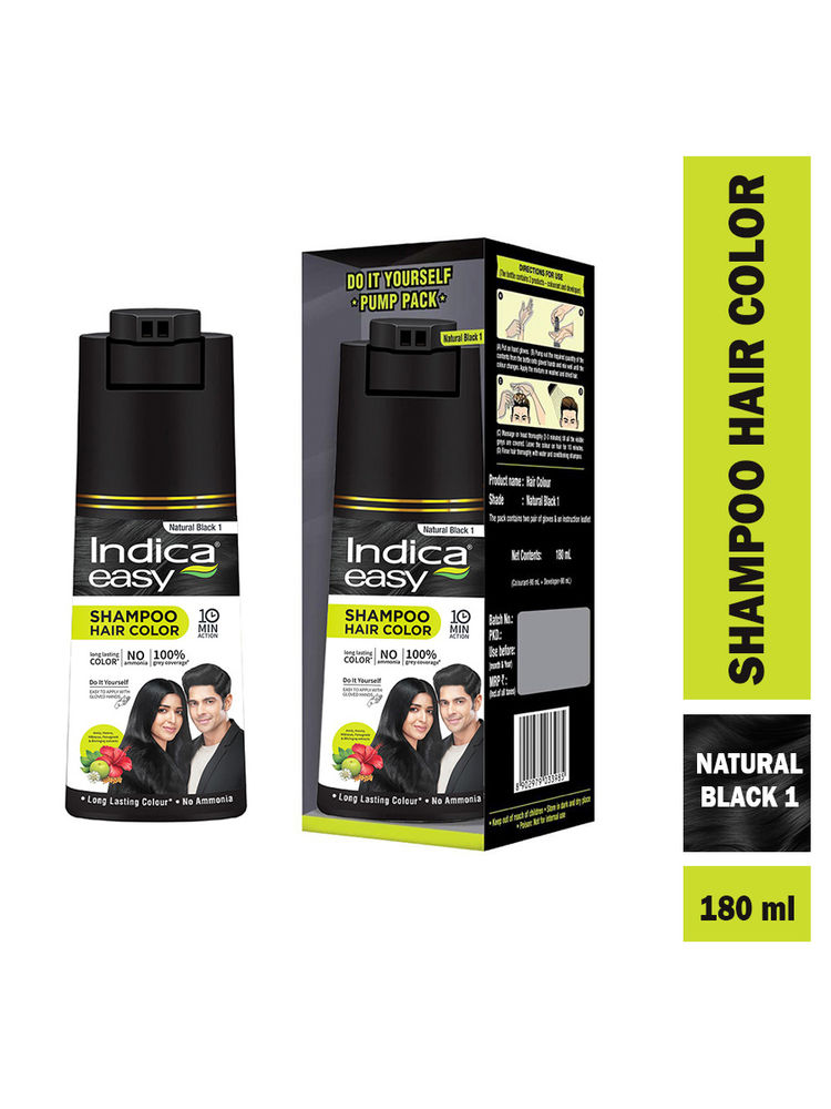Indica Easy Diy Natural Black Shampoo Hair Colour-image-14