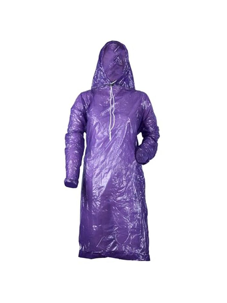 Premsons Reusable Raincoat Poncho with Hood for Women and Men Purple-picture-28