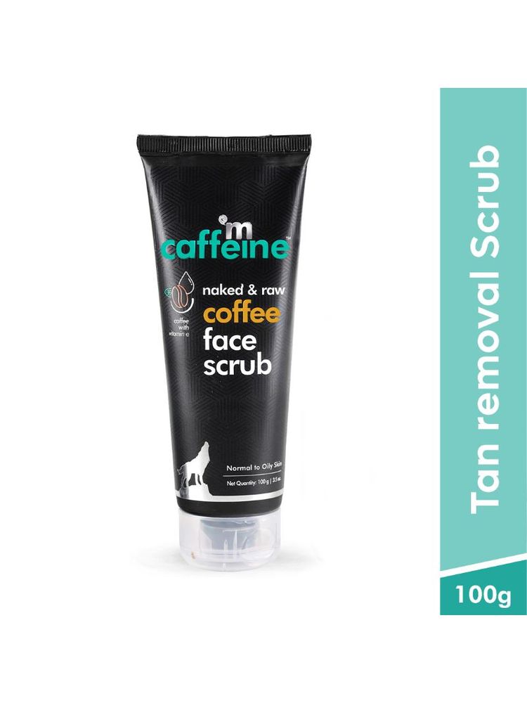 MCaffeine D-Tan Exfoliating Coffee Face Scrub With Walnut & Vitamin E for Fresh & Glowing Skin