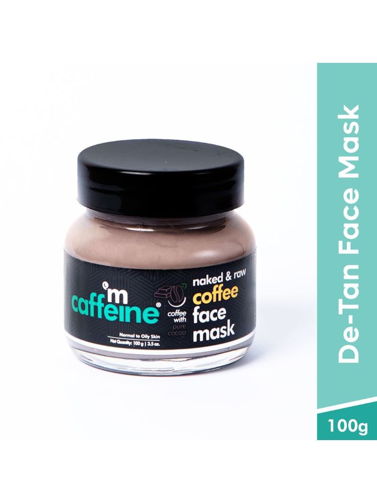 MCaffeine D-Tan Removal Coffee Clay Face Mask - Pore Cleansing Face Pack for Normal to Oily Skin