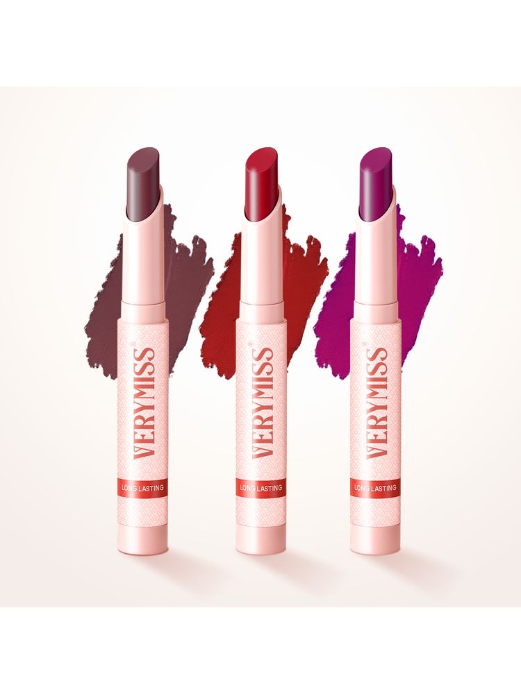 VERYMISS Non Transfer Matte Lipstick Combo Set-image-4