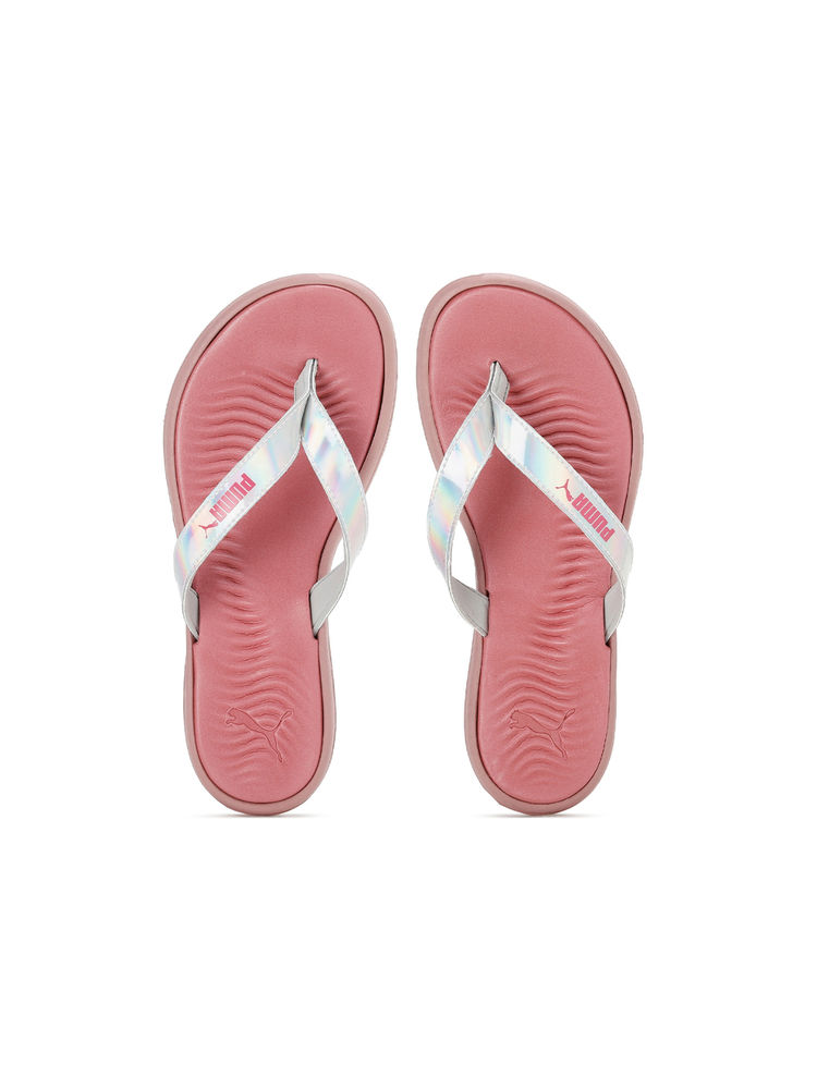 Puma Silvia Womens Maroon Flipflops-picture-18