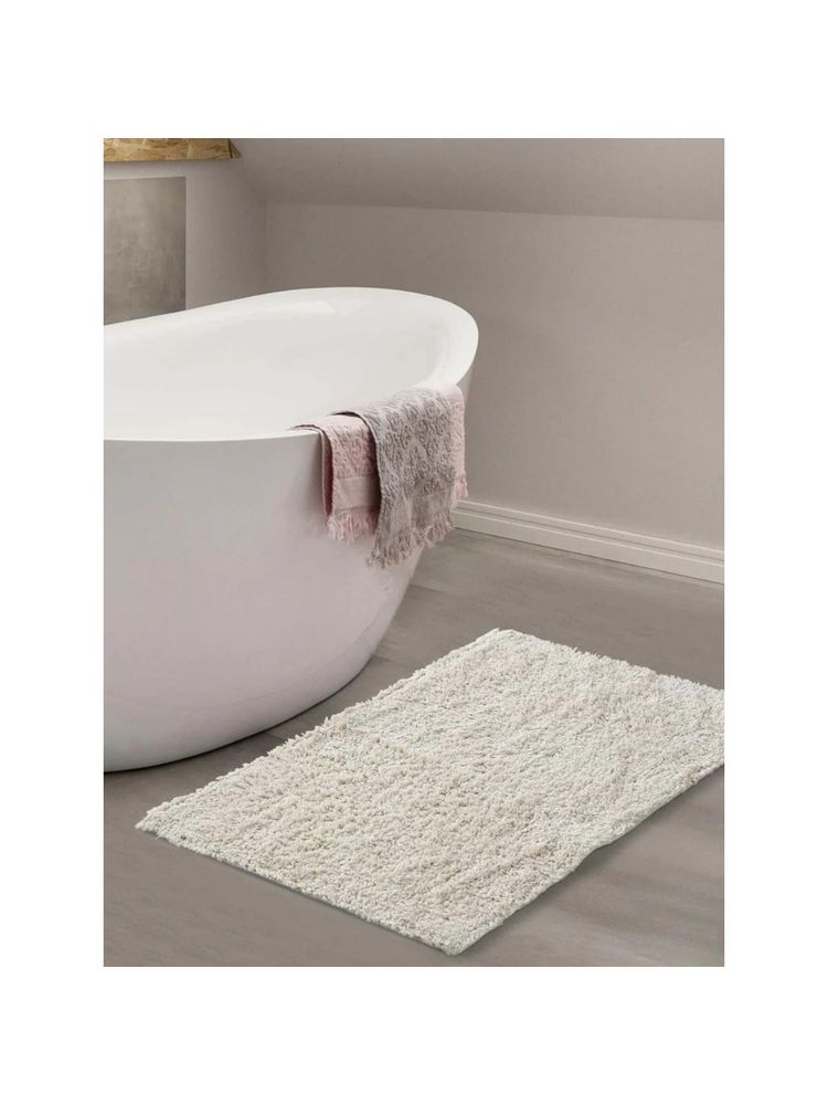 Sashaa World Cream Solid Tufted Bathmat-picture-36