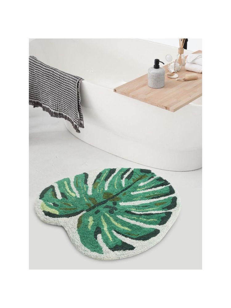 Sashaa World Green Palm Leaf Bathmat-image-16