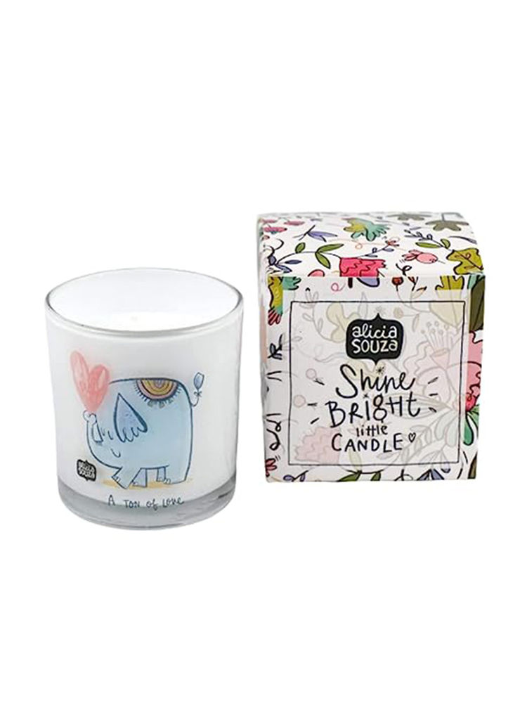 Alicia Souza Elephant Heart Shot Glass Candle
