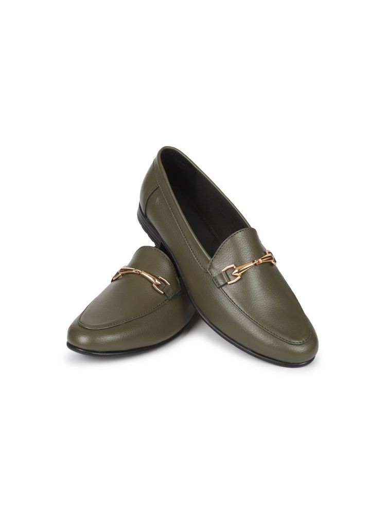 Yoho Olive Bliss Comfortable Loafers for Women-picture-19