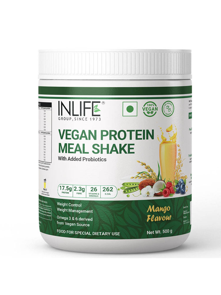 Inlife Meal Replacement Weight Management Nutritional Meal Protein Shake - Mango-picture-18