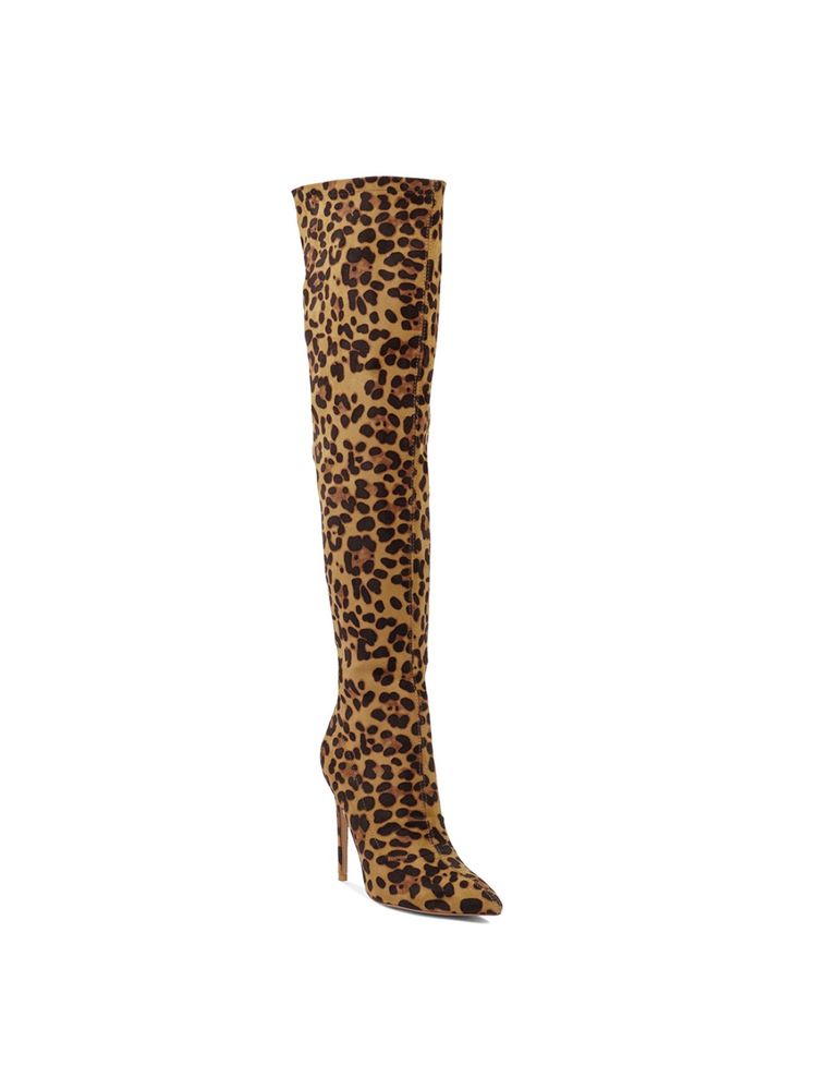 London Rag Knee High Leopard Print Stiletto Boot-picture-20
