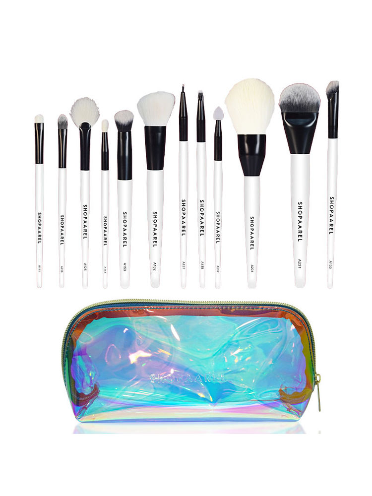 Shopaarel The Artistry 12 Piece Makeup Brush Set With Holographic Pouch-picture-26