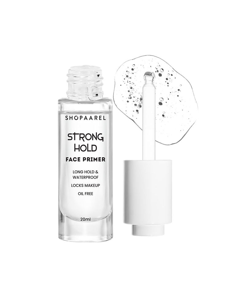 Shopaarel Strong Hold Face Primer Long Hold & Waterproof, Locks Makeup Oil Free - Clear Shade-picture-32