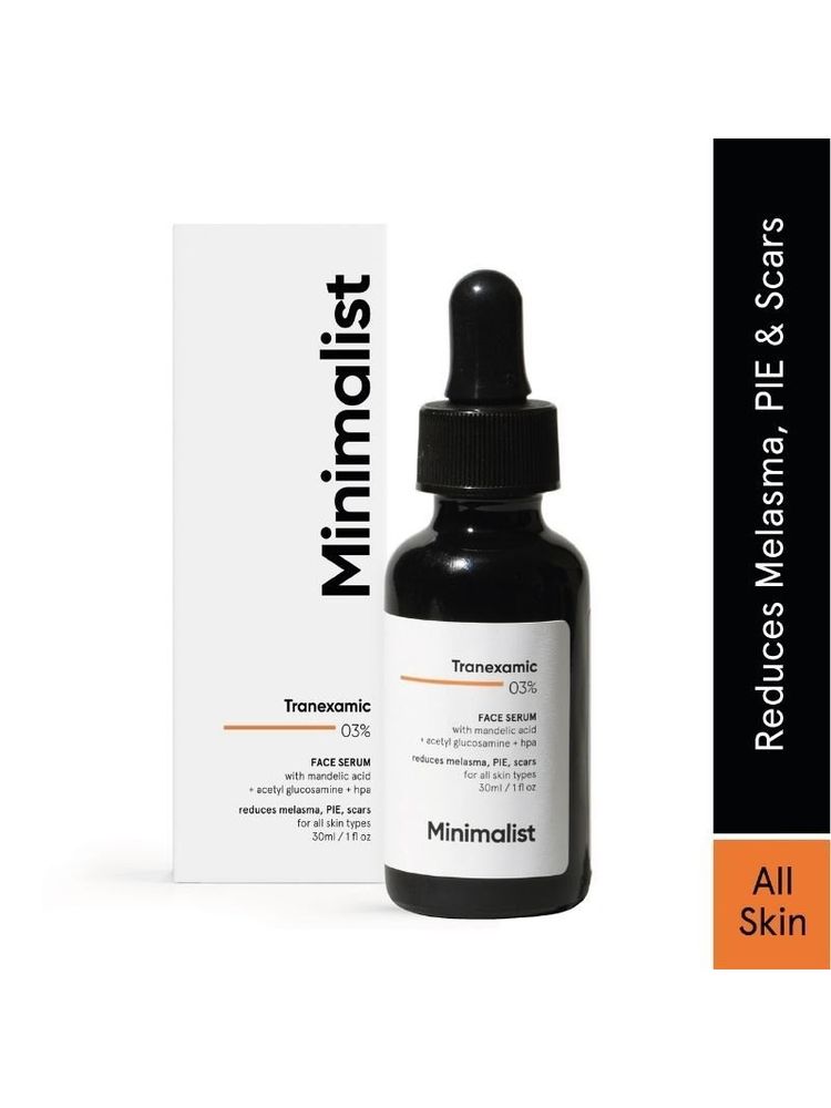 Minimalist 3% Tranexamic Acid Face Serum For Melasma- Acne Scars- Hyperpigmentation Or Erythema (PIH/PIE)-picture-39