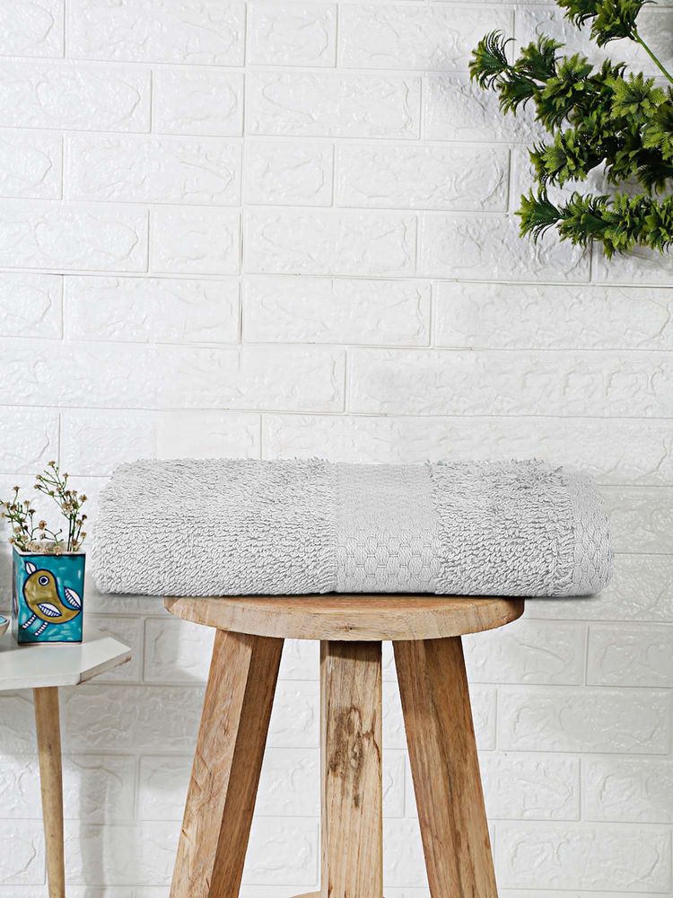 MULBERRY LIVING Terry Luxe 550 Gsm - 100% Cotton Terry Bath Towel - White-image-48