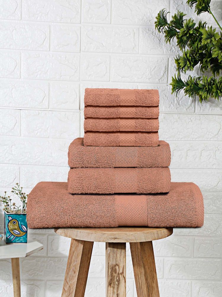 MULBERRY LIVING Terry Luxe 550 Gsm - Bath, 2-Hand, 4-Face Terry Towels - Pastel Peach-image-47