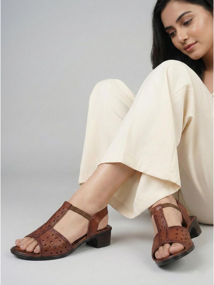 Dollphin Women Brown Block Heels-picture-21