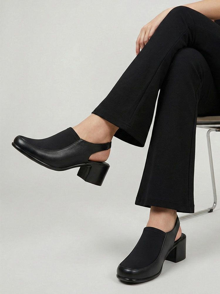Dollphin Women Black Block Heels-picture-20