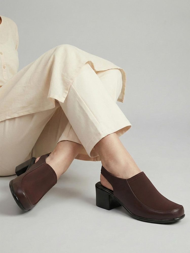 Dollphin Women Brown Block Heels-picture-26