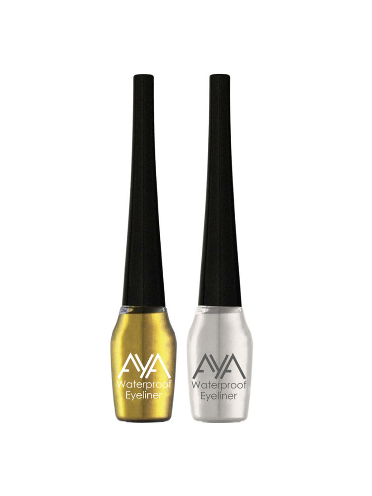 AYA Waterproof Eyeliner - Golden And White (Set of 2)-picture-9