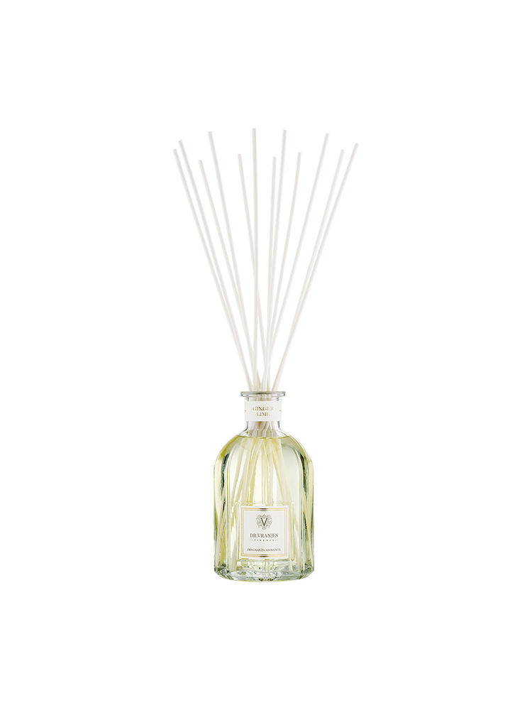 Dr.Vranjes Firenze Ginger Lime 500 ml Glass Bottle with White Rattan Sticks (Nr.12 - H.40)-image-20