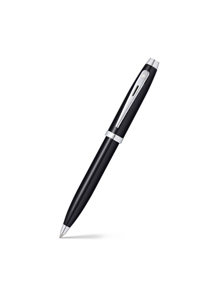 Sheaffer 9338 Gift 100 Ballpoint Pen - Glossy Black with Chrome Plated Trim-image-22