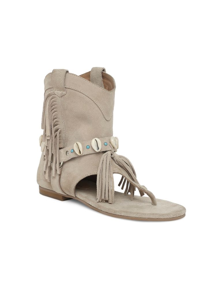 Tao Paris Women Beige California Casual Boots-image-21