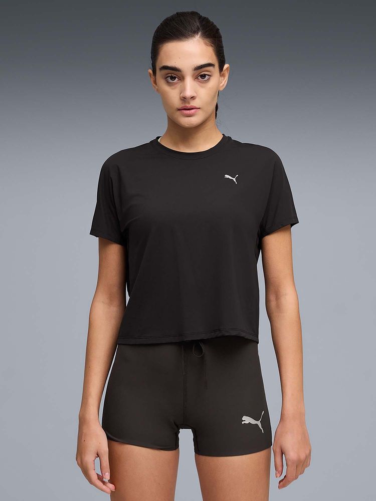 Puma Black Solid Boxy T-Shirt-picture-42