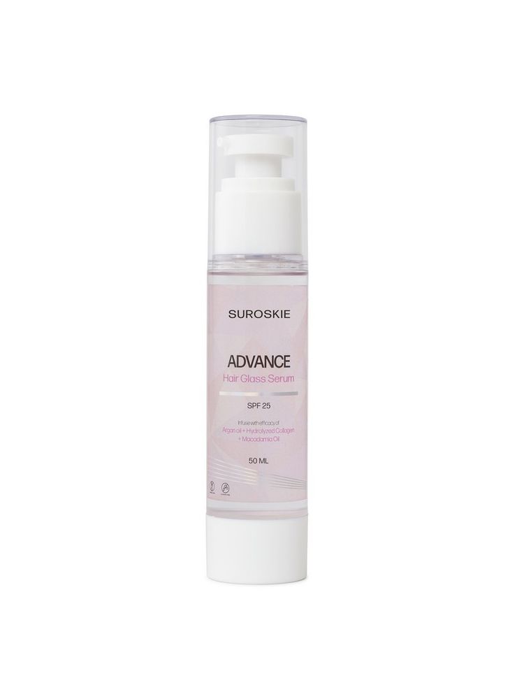 SUROSKIE Advance Glass Hair Serum 50ml | With Hydrolyzed Collagen & Macadamia Oil | Instant 20x shine, frizz free hair (Upto 72 hrs) | Heat Protection up to 230° Celsius | Hair Serum For Women & Men-picture-17