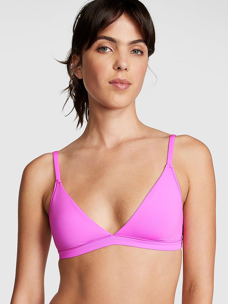 Victoria's Secret Pink Base Stretch Triangle Bralette-image-41