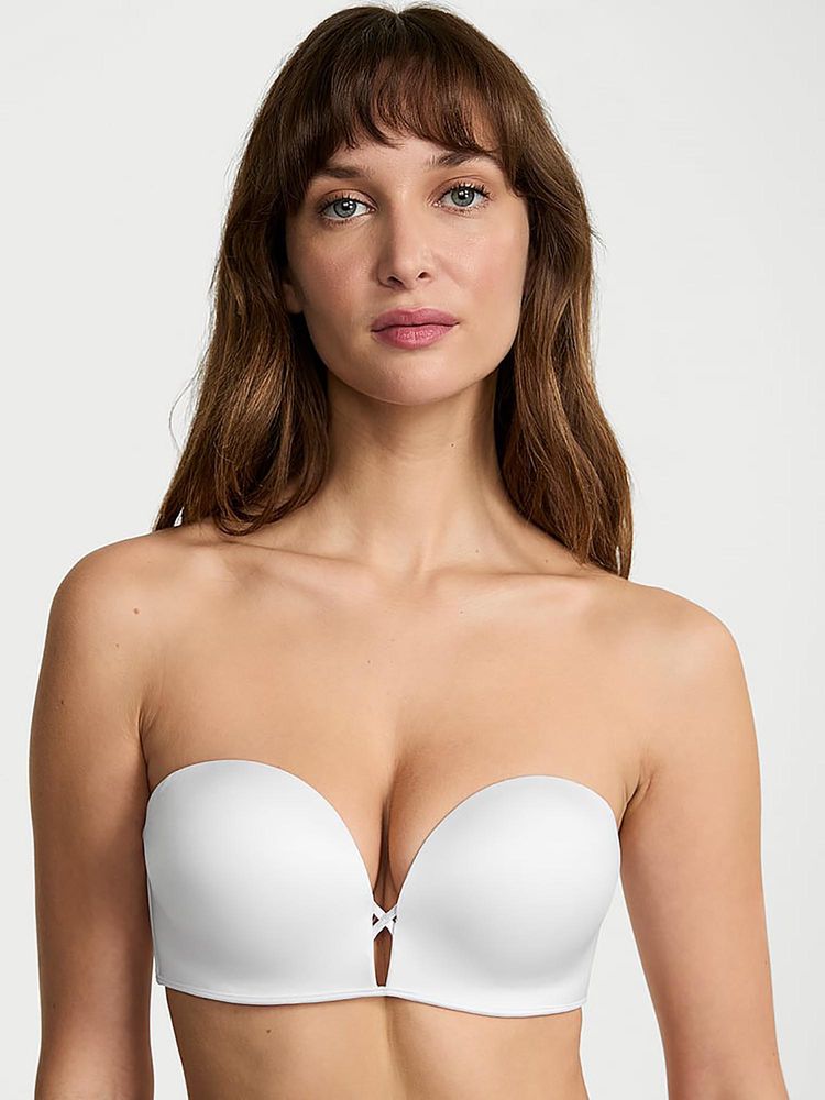 Victoria's Secret Bare Very Sexy Bombshell Add-2-Cups Push-Up Strapless Bra White-image-38