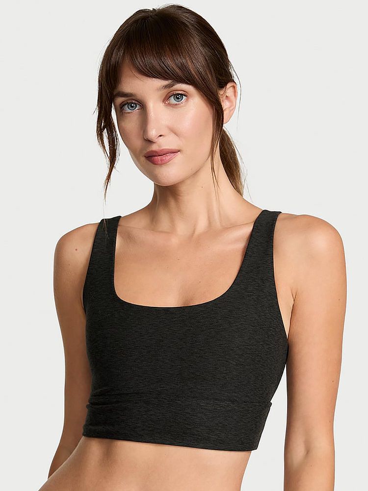 victoria's secret intimates Victoria's Secret Vsx Luxmarl Longline Sports Bra Black-picture-25