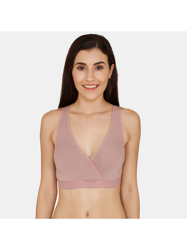 Nejo Feeding Sleep Bra With Removable Pads - Pink